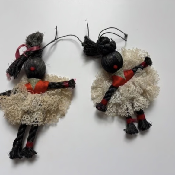 Vintage 1970's Brazilian rope dolls Lot of 3 - Picture 8 of 16